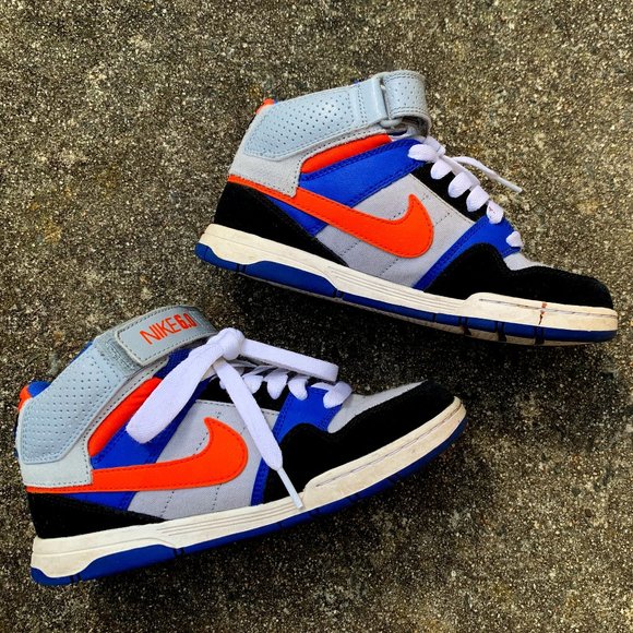 Nike Other - Boys Nike 6.0 Mogan Sneakers (Blue, Grey, Orange,  Black)